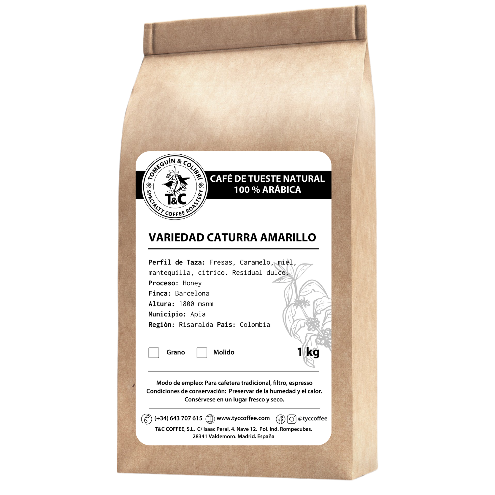Caturra Amarillo Honey 1kg