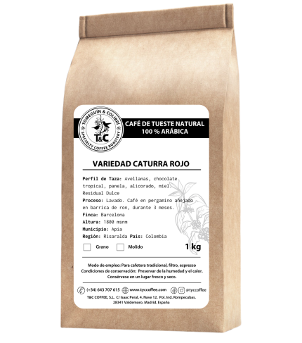 Caturra rojo añejado 1 kg